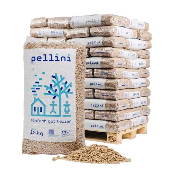 Pellini Holzpellets ENplus A1 – 990 kg Sackware (66 x 15 kg)